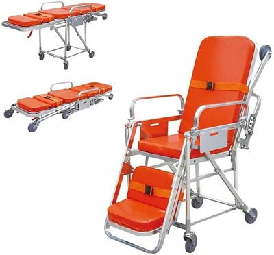 Ambulance Stretcher, Chair Position Adaptable