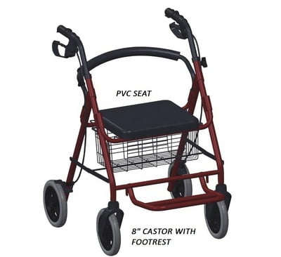 Orthopedic Rollator Walker with Seat