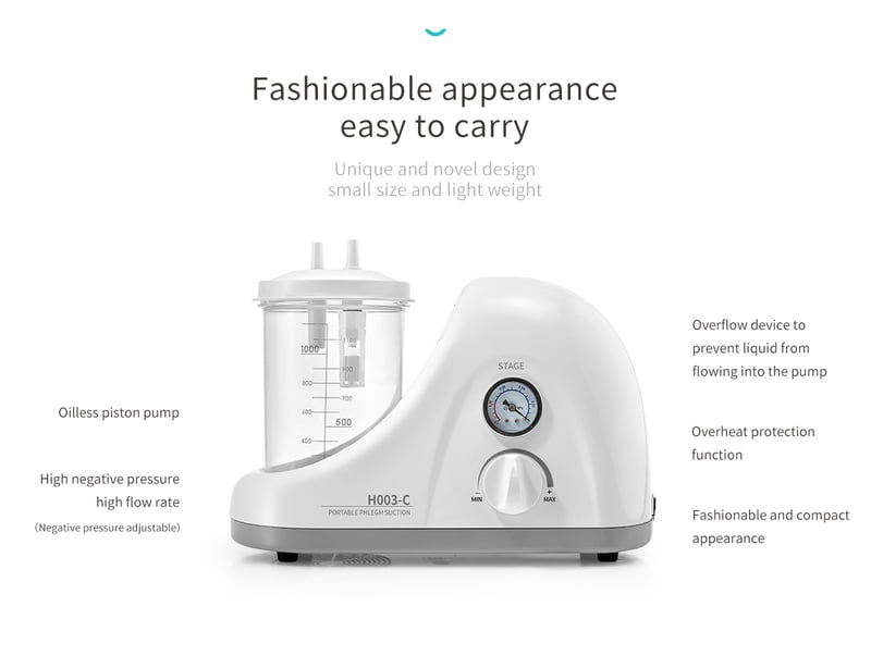 Portable Phlegm Suction Machine Single Bottle Portable Phlegm Suction Machine Single Bottle
