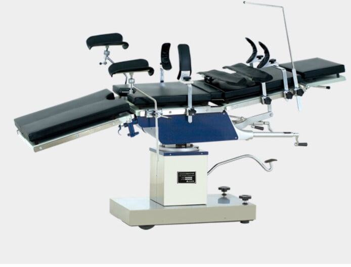 Multipurpose Theater Operating Table Head Controlled (3008E) Traction & C-Arm Compatible Multipurpose Theater Operating Table Head Controlled (3008E) Traction & C-Arm Compatible