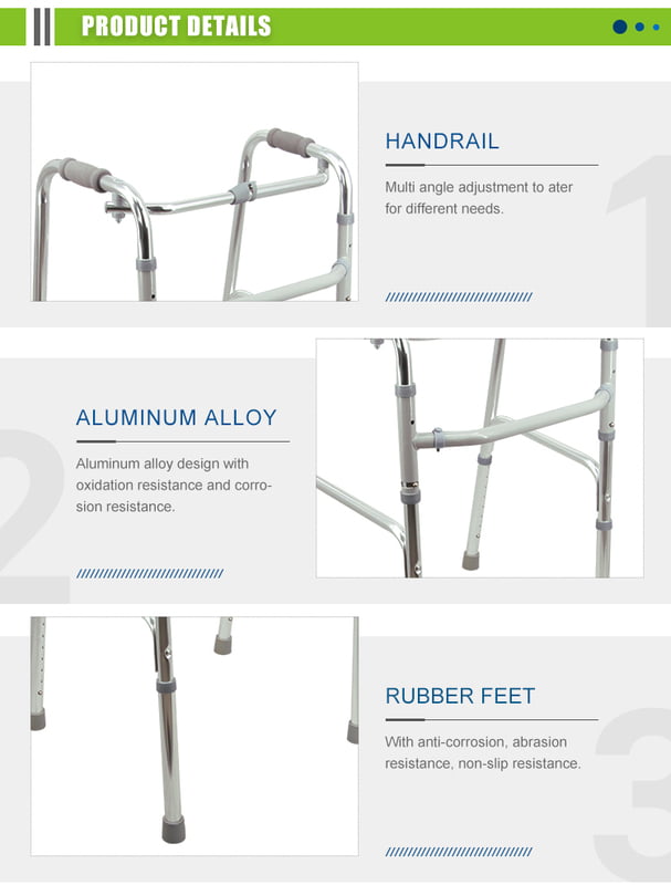 Folding Walking Frame without Wheels Folding Walking Frame without Wheels