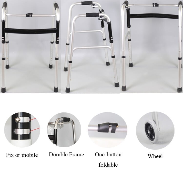 Folding Walking Frame without Wheels Folding Walking Frame without Wheels