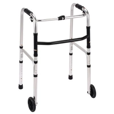Folding Walking Frame with Wheels